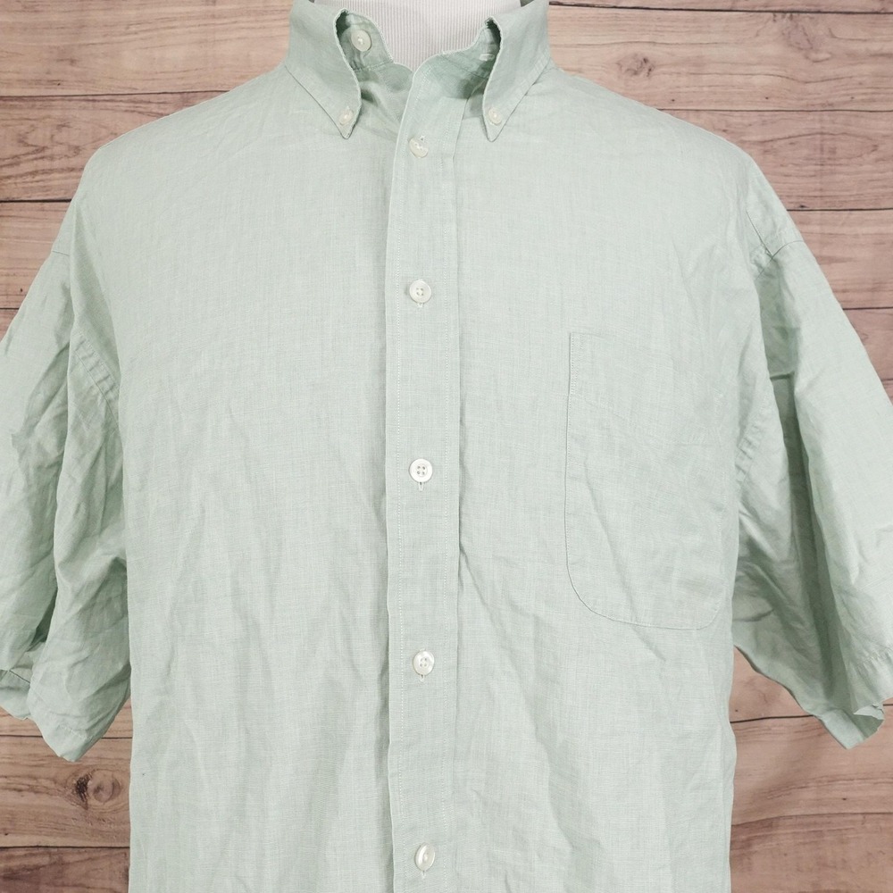 Roundtree &‎ Yorke Shirt Mens 3XL BIG Short Sleeve Button Down Pocket Classic